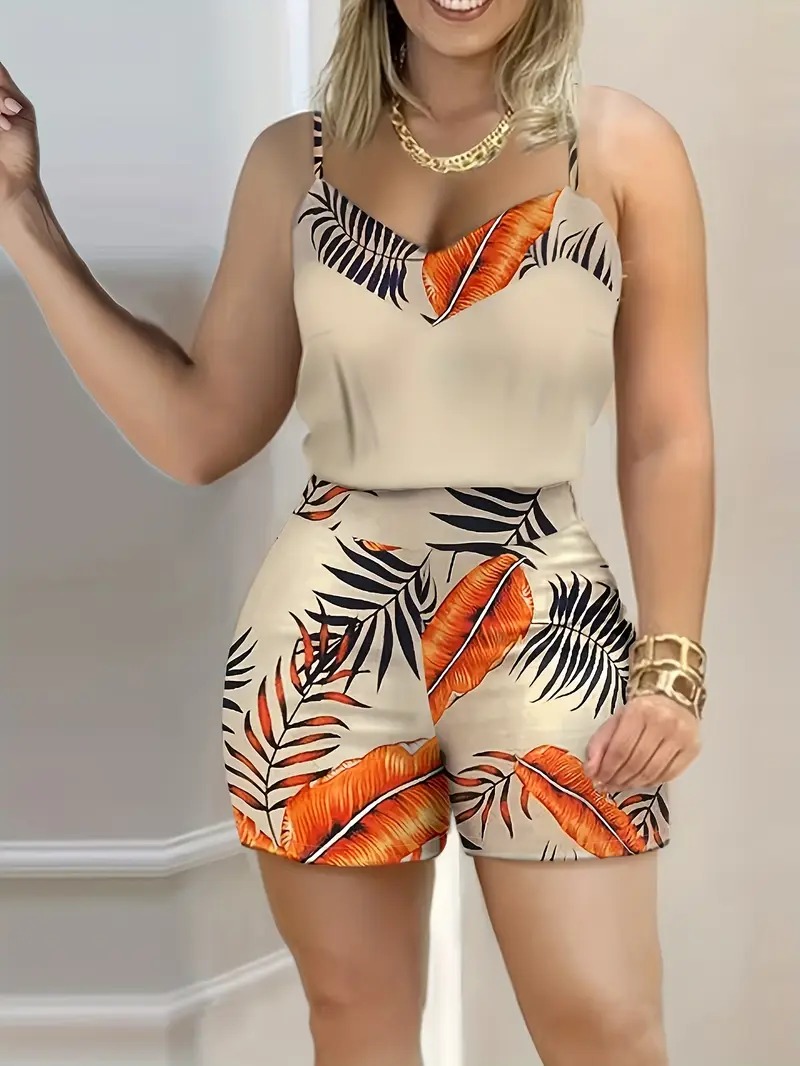 Women’s Tropical Print Set